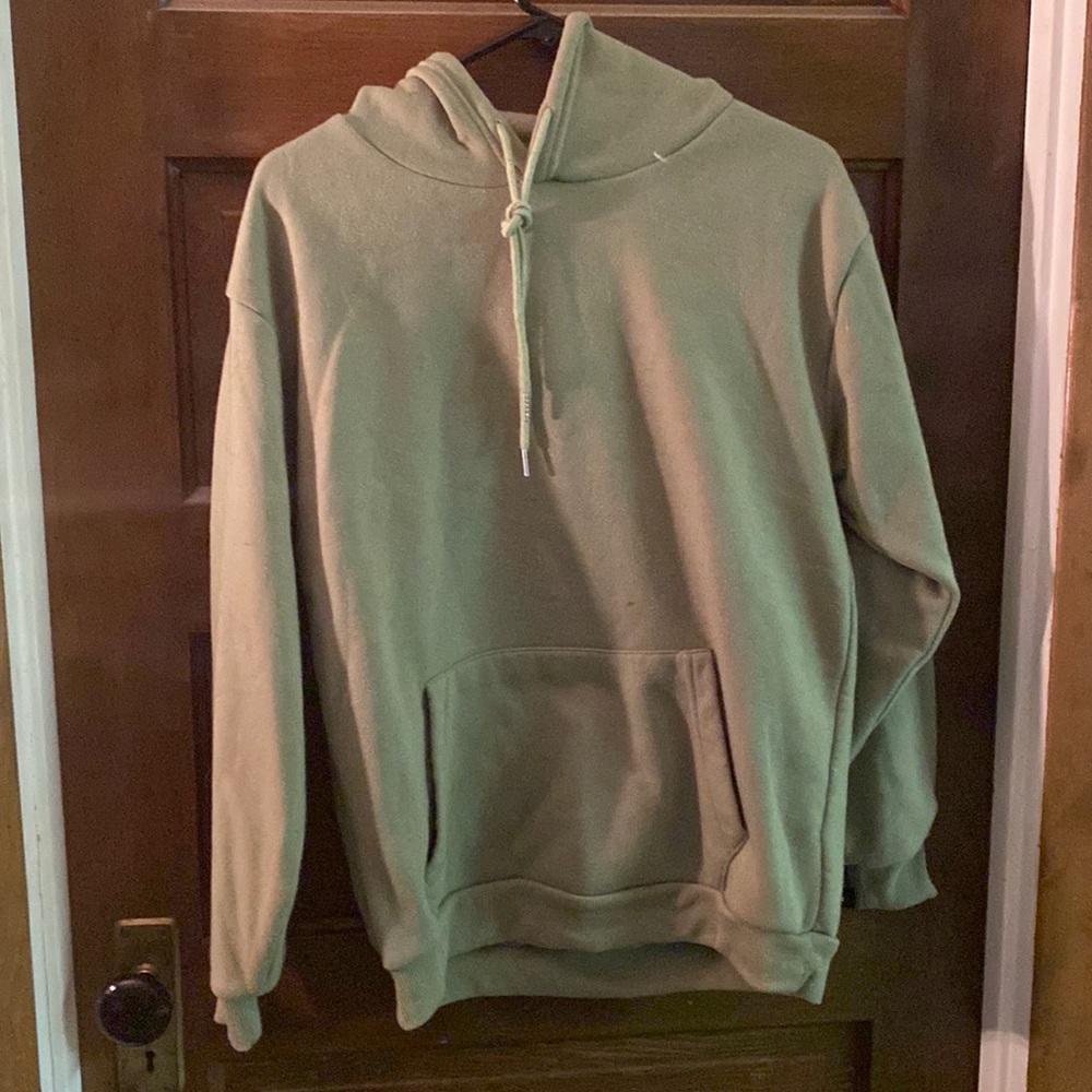 Womens olive green hoodie